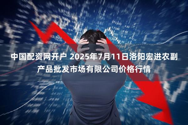 中国配资网开户 2025年7月11日洛阳宏进农副产品批发市场有限公司价格行情